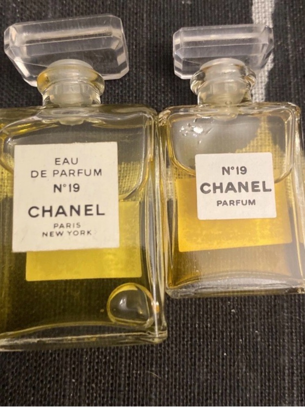 Chanel No.19 Eau De Parfum 4 Ml & 8 Ml New Set Of 2